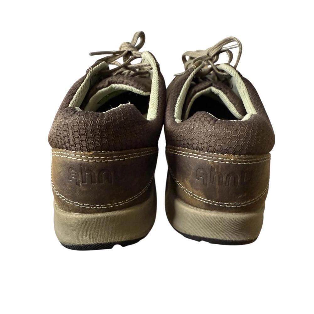 Ahnu Women's Taraval Walking Shoes Sneakers Sz 7 Brown Leather Lace Up Comfort - Picture 4 of 5